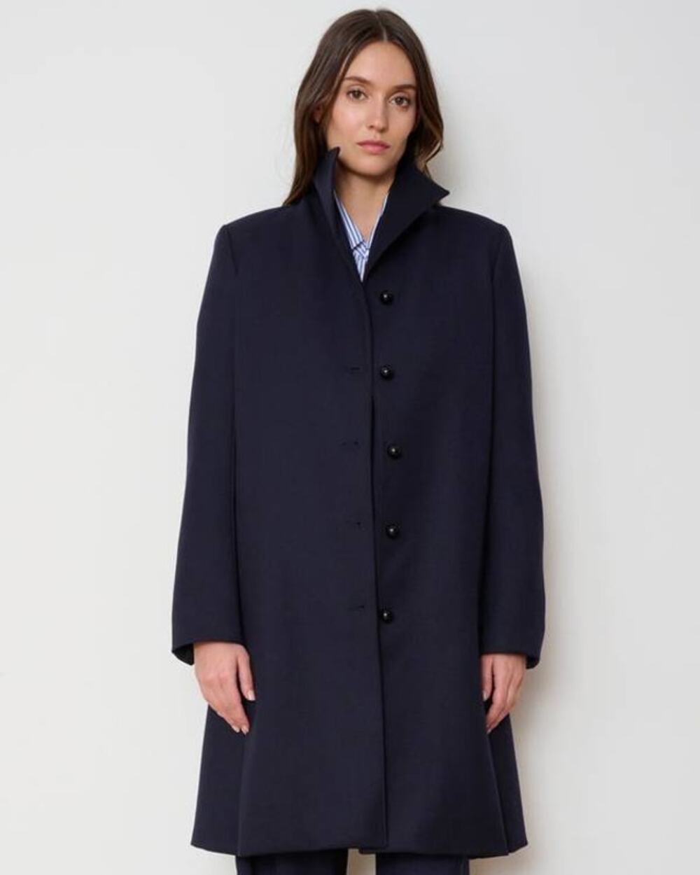 WE-AR4 The Gatsby Coat in Navy Blue S